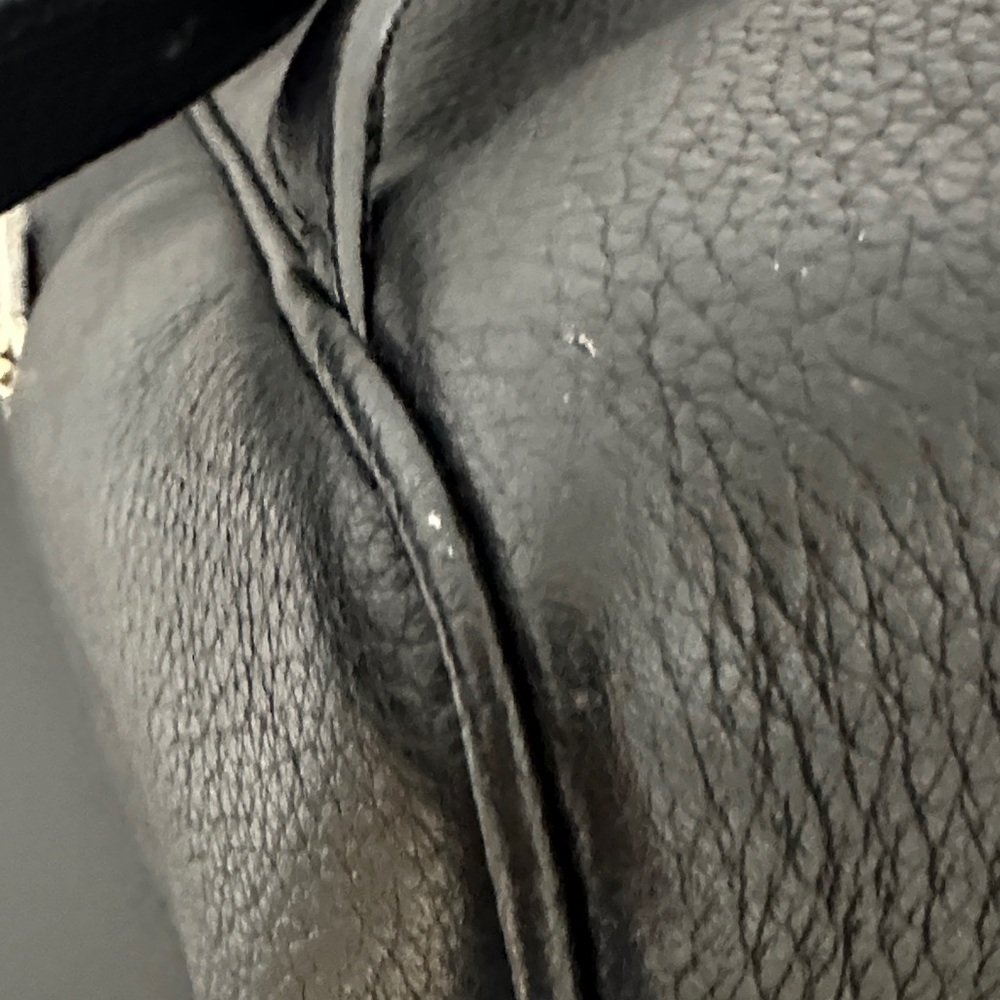 Kate Spade Black Pebbled Backpack NWOT.Fits IPad Plastic on Hardware 💯 Authentic - Picture 11 of 16